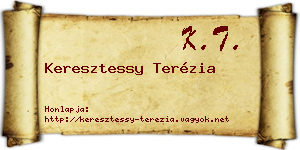 Keresztessy Terézia névjegykártya